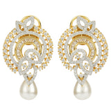 HEERA ZIRCON PEARL PENDANT SET