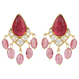 Kanchan Kundan Pan Red  Necklace Set