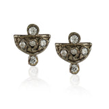 Silver Plated Sampurna Tourmaline Zircon Pendant Set