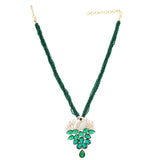 HEERA GREEN PAN PENDANT SET