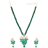 HEERA GREEN PAN PENDANT SET