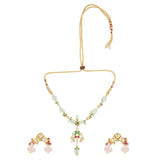 Kanchan Kyanite KunKanchan Kundan Choker Necklace dan Necklace Set