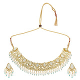 Kanchan  Kundan Pan White Necklace Set