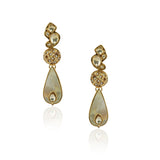 Gold Plated Sampurna Kundan Mother of Pearl Necklace Set