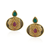 Gold Plated Sampurna Ambi Necklace Set