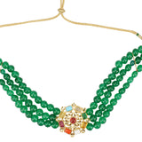 Kanchan Pearl Round Choker Necklace
