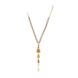 Gold Plated Sampurna Kundan  Lakshmi Necklace Set