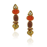 Gold Plated Sampurna Kundan  Lakshmi Necklace Set