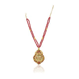 Gold Plated Sampurna Kundan Necklace Set