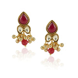 Gold Plated Sampurna Kundan Necklace Set