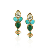 Gold Plated Sampurna Kundan Signature Peacock Necklace Set