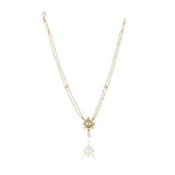 Gold Plated Sampurna Kundan Pearl Necklace Set