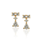 Gold Plated Sampurna Zircon Pearl Necklace Set