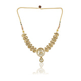 Gold Plated Sampurna Kundan Necklace Set