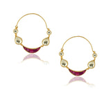 Gold Plated Sampurna Kundan Flower Pearl Choker Set