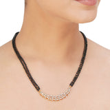 MANGLAL SUTRA CHAND ZIRCON NECKLACE SET