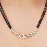 MANGLAL SUTRA CHAND ZIRCON NECKLACE SET