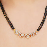 MANGLAL SUTRA ZIRCON NECKLACE SET