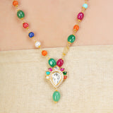 NAVRATNA PAN NECKLACE SET
