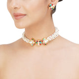 NAVRATNA PAN CHOKER SET