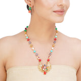 NAVRATNA KUNDAN NECKLACE SET