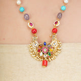 NAVRATNA KUNDAN NECKLACE SET