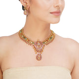 NAVRATNA ADHIRA NECKLACE SET