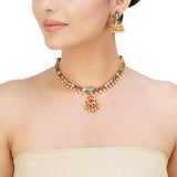NAVRATNA POLKI NECKLACE SET