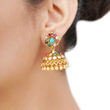 NAVRATNA POLKI NECKLACE SET