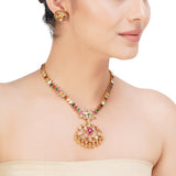 NAVRATNA AVIRA NECKLACE SET