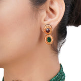 NAVRATNA ROUND CHOKER SET