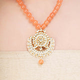 SHAGUN KUNDAN  ROUND PENDANT SET