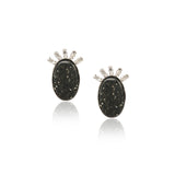 Silver Plated Dolomite Tourmaline Necklace Set