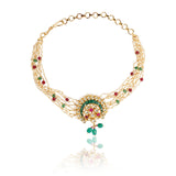Gold Plated Kundan Choker Set