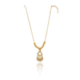 Gold Plated Kundan Necklace Set