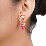 SHAGUN SQUARE KUNDAN NECKLACE SET