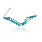 Silver Plated Zircon Choker Set