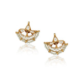 Gold Plated Kundan Aquamarine Choker Set