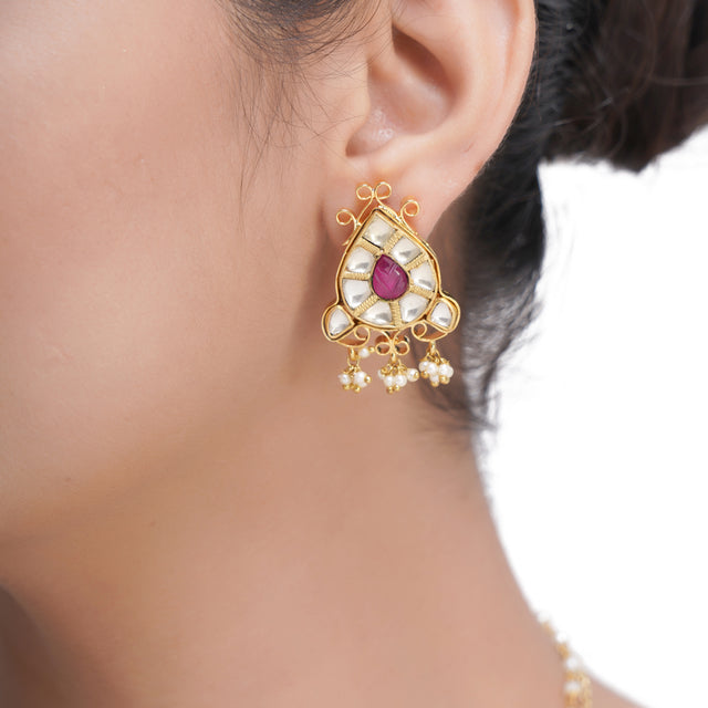 SHAGUN KUNDAN NECKLACE SET