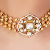 SHAGUN FLOWER KUNDAN CHOKER SET