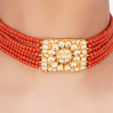 SHAGUN KUNDAN SQUARE CHOKER SET