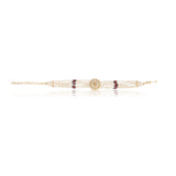Gold Plated Zircon Choker Necklace Set