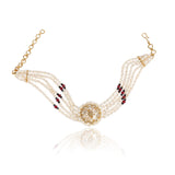Gold Plated Zircon Choker Necklace Set