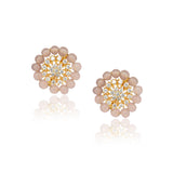 Gold Plated Zircon Pendant  Necklace Set