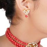 SHAGUN FLOWER KUNDAN CHOKER SET