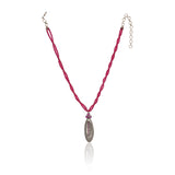 Silver Plated Zircon Pendant Necklace Set