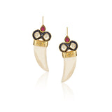 Gold Plated Kundan Claw Heritage Necklace Set