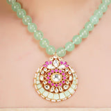 SHAGUN CHAND KUNDAN PENDANT SET