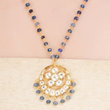 SHAGUN CHAND FLOWER KUNDAN PENDANT SET