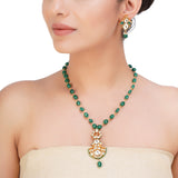 SHAGUN ANIKA KUNDAN PENDANT SET